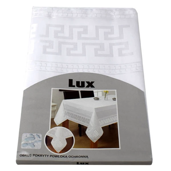 MESA-OBRUS LUX 140X260 BIAŁY 221