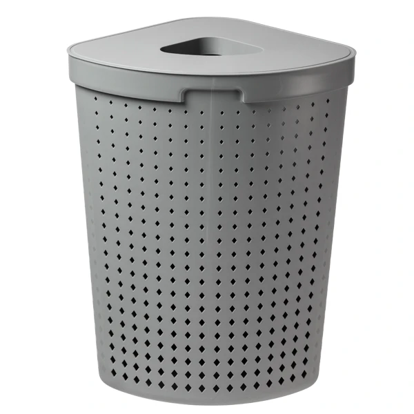 SK-KOSZ NAROŻNY NA BIELIZNĘ SZARY 6030