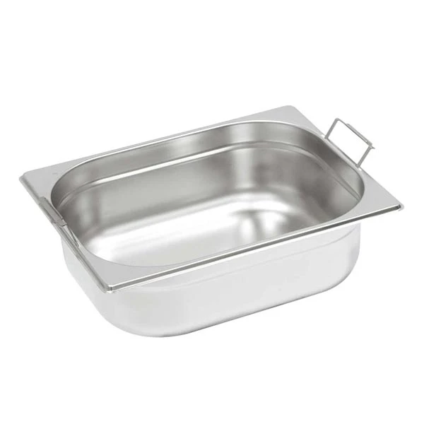 ST-POJEMNIK STALOWY Z UCHWYTAMI GN 1/2 200MM 132204