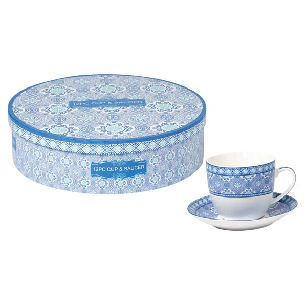 TOM-KPL. FILIŻANEK+SPODEK 6+6 250ML CR6-12