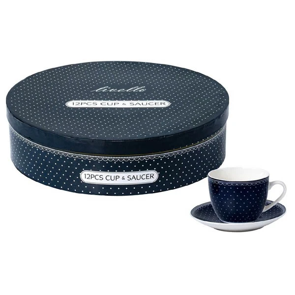 TOM-KPL. FILIŻANEK+SPODEK 6+6 250ML CR6-28