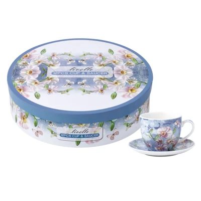 TOM-KPL. FILIŻANEK+SPODEK 6+6 250ML CR6-39