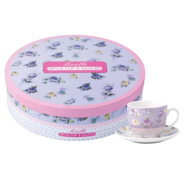 TOM-KPL. FILIŻANEK+SPODEK 6+6 250ML CR6-40