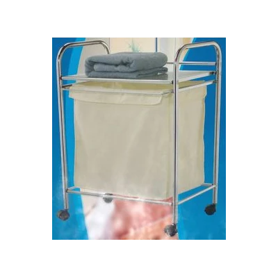 ****MX3013-KOSZ NA BIELIZNĘ Z PÓŁKĄ NA KÓLKACH