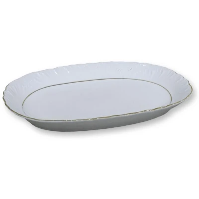 Półmisek porcelanowy Ćmielów Rococo 29,5 x 20,5 x 3,5 cm