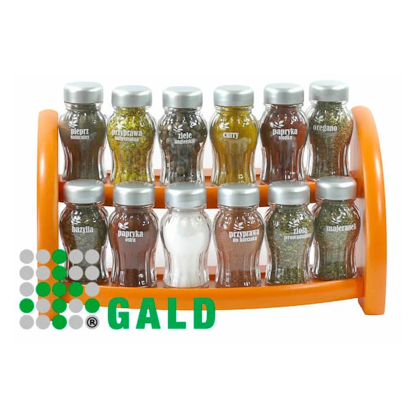 GALD-PÓŁKA STOJ/WISZ.12 *S* CHROM POMARAŃCZ