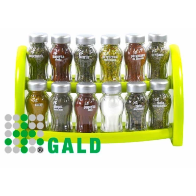 GALD-PÓŁKA STOJ/WISZ.12 *S* CHROM ZIELONA