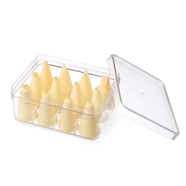 HENDI-ZESTAW 12 KOŃCÓWEK DO RĘKAWÓW RÓŻNYCH (ŚR.6,8,10,12) 551400