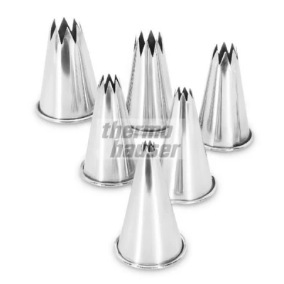 KOMPLET 6-KOŃCÓWEK NIERDZEWNYCH Z RANTEM KARBOWANE (4,6,8,10,13,15MM) 62847