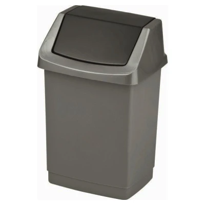 KOSZ UCHYLNY CLICK IT 50L SREBRNY 174990