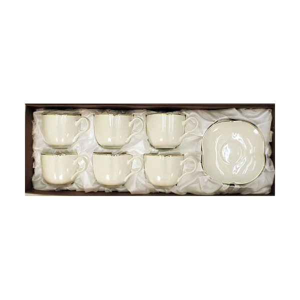 MONDEX-KPL.6 FILIŻANEK ZE SPODKAMI Y54-6