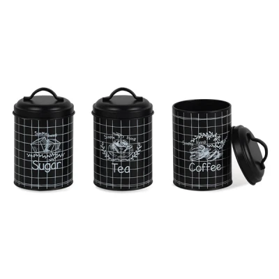 MR-1774CS ZESTAW 3 POJEMNIKÓW METALOWYCH