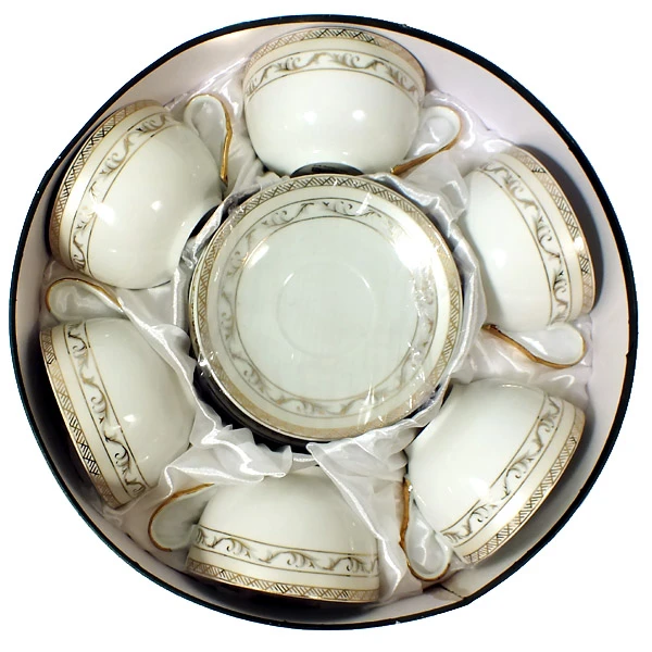 SAL-KPL. FILIŻANEK+SPODKI 6+6 *MAGDALENA GA043* 300ML