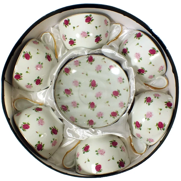 SAL-KPL. FILIŻANEK+SPODKI 6+6 *MAGDALENA GA280* 300ML