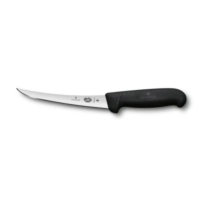 VIC-NÓŻ *TRYBOWNIK 12CM * OSTRZE GŁADKIE CZARNY FIBROX 5.6603.12