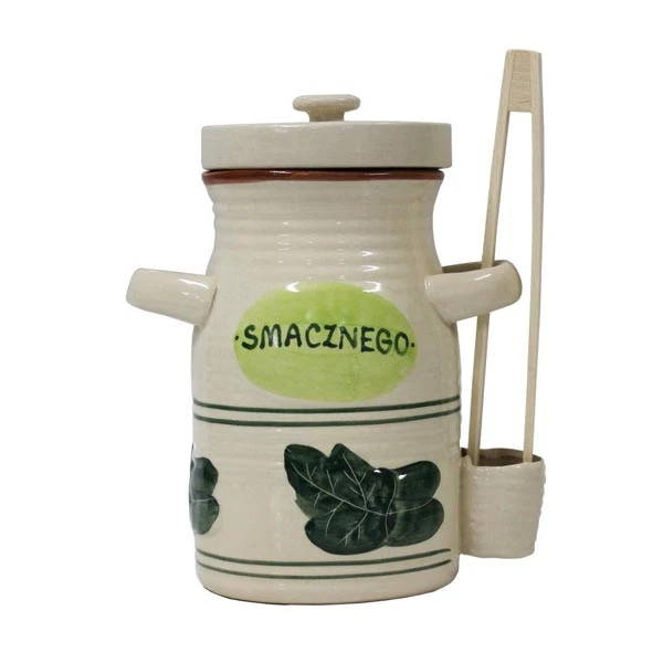 CH-BECZKA CERAMICZNA 5L ZIELONY 3088