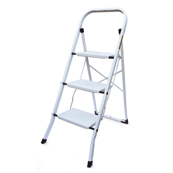 DRA-DRABINA STALOWA JEDNOSTRONNA *3* STOPNIOWA MINIFERO BIAŁA