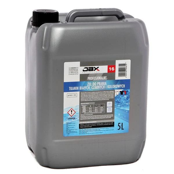 JAX-16 PROFESJONALNY ŻEL DO PRANIA *JAX PROFESSIONAL* 5L