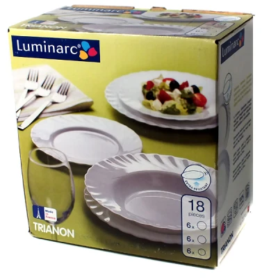 KPL. 18 EL. TRIANON Z DUŻYM TALERZEM DO ZUPY