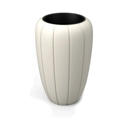 LAM-DONICZKA * GAJA WYSOKA* fi400 h780 KREMOWA + WKŁAD FI28