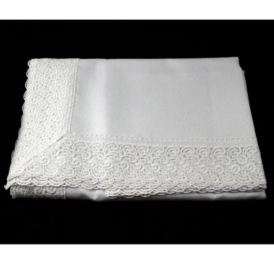 MESA-OBRUS 404 *GIPIURA* BIAŁY 140X260