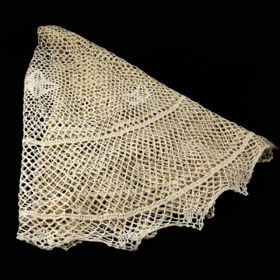 MESA-OBRUS SZYDEŁKOWY 021 FI140  BEŻ/NATURALNY *OKRĄGŁY*