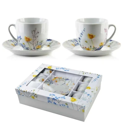 MONDEX-KPL. 6+6 FILIŻANEK ZE SPODKAMI 5632