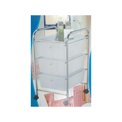 MX3001-REGAŁ NIERDZ. NA KÓLKACH *3* SZUFLADY PLASTIK