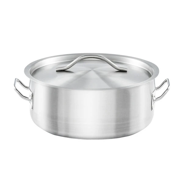 ST-GARNEK NISKI STALOWY BASIC 20CM/2,2L Z/P 013206