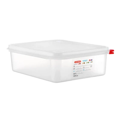 ST-POJEMNIK GN 1/2 100MM POLIPROPYLEN Z POKRYWĄ SZCZELNĄ  162105