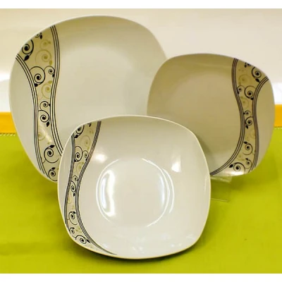 SZ-KPL.TALERZY 18 EL. KWADRAT GS213-2133