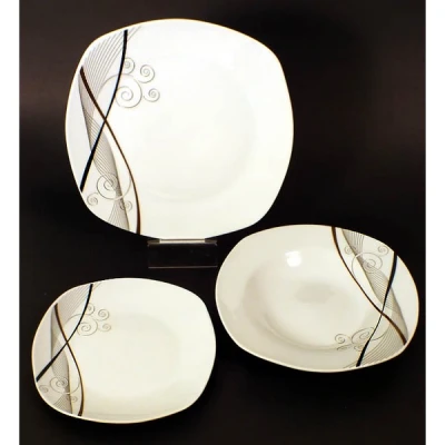 SZ-KPL.TALERZY 18EL. KWADRAT GS216A-113