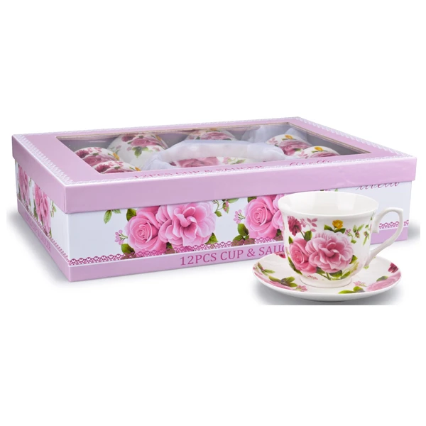 TOM-KPL. FILIŻANEK+SPODEK 6+6 250ML CR66K-19