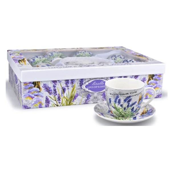 TOM-KPL. FILIŻANEK+SPODEK 6+6 250ML CR6K-47