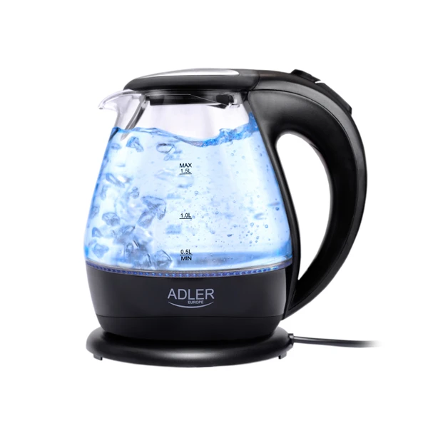 ADLER-CZAJNIK ELEKTRYCZNY SZKLANY 1,5L 2200W /1224/