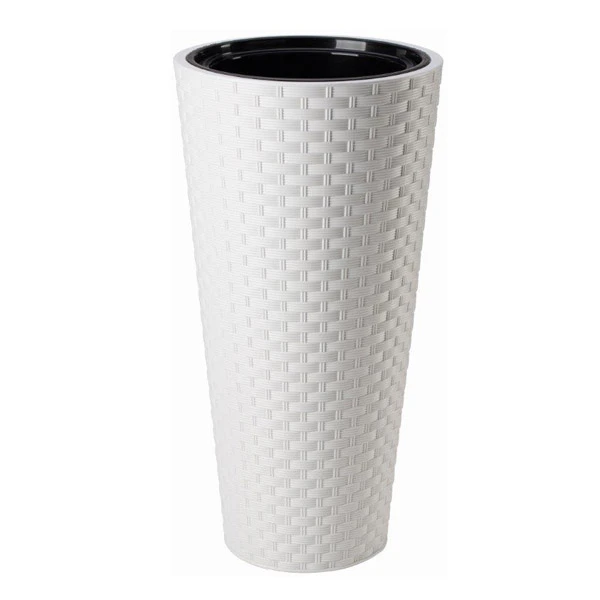 DONICA *RATTANA SLIM* OKRĄGŁA 40 BIAŁY + WKŁAD