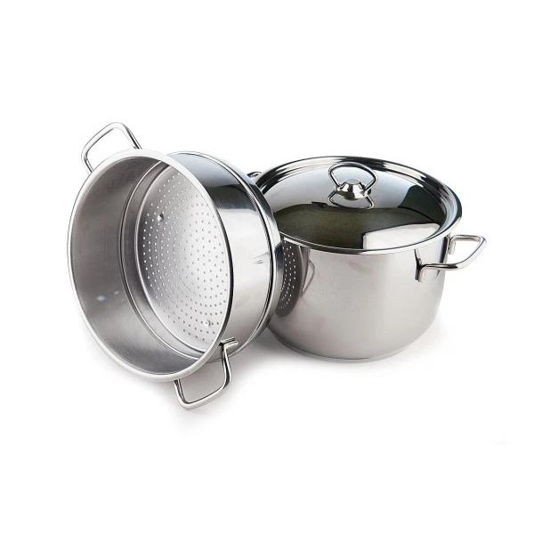 GOR-GARNEK NIER. DO GOTOWANIA NA PARZE 2 EL. Z/P *ROYAL*  24CM 8L