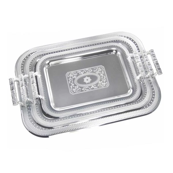 KH-4744 KPL. 3 TAC PROSTOKĄTNYCH METAL