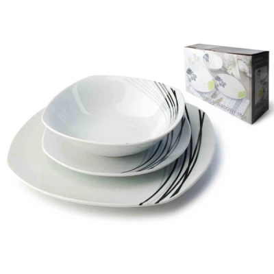 MON-KPL. 18EL. OBIADOWY KWADRAT *BLACK LINES* 1485