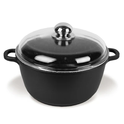 SPL-4628C GARNEK 28CM/5,8L Z/P CZARNY