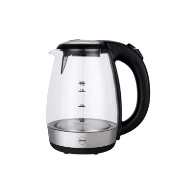 SZKLANY CZAJNIK ELEKTRYCZNY 1,7L 2200W BEZPRZEWODOWY Z PODŚWIETLENIEM LED