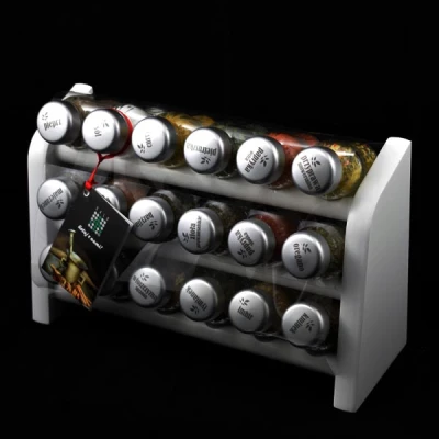 GALD-PÓLKA STOJĄCO/WISZĄCA 18 *NS* CHROM BIAŁA