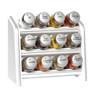 GALD-PÓŁKA STOJĄCO/WISZĄCA 12 *N3S* SILVER CHROM BIAŁA