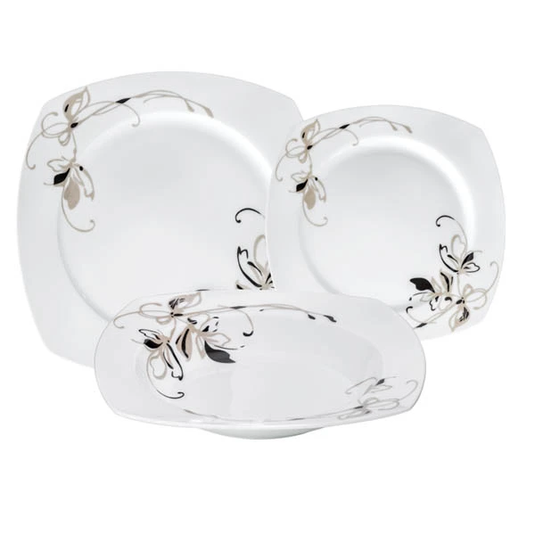 TG-KPL. 18 TALERZY OBIAD KWADRAT *15B021*