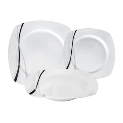 TG-KPL. 18 TALERZY OBIAD KWADRAT *15B023*