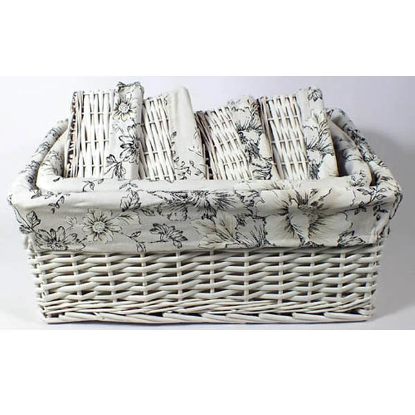 TOM-KPL. 6-KOSZY WIKLINOWYCH Z MATERIAŁEM WB03