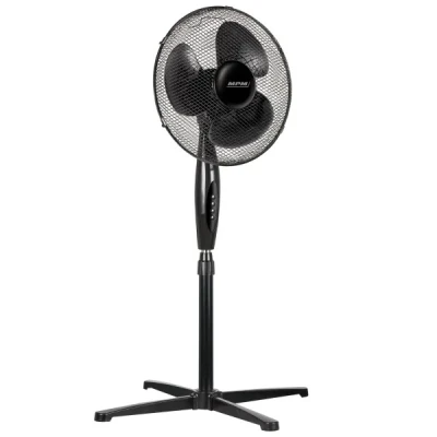 WENTYLATOR STOJĄCY PODŁOGOWY WIATRAK MPM MWP-15/C CZARNY MOCNY CICHY DUŻY