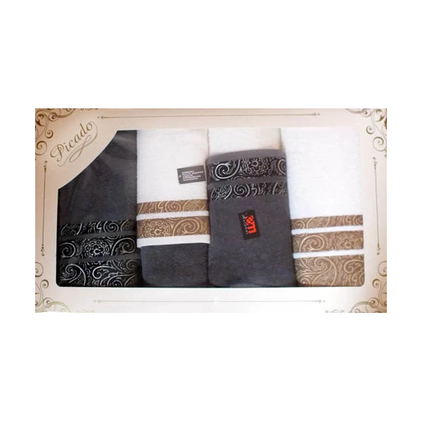 EUROMAT-KPL. 6 RĘCZNIKÓW *ORNAMENT*