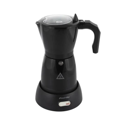 Kawiarka elektryczna Kamille KM2601 300 ml 6 tz na 6 filiżanek czarna duża