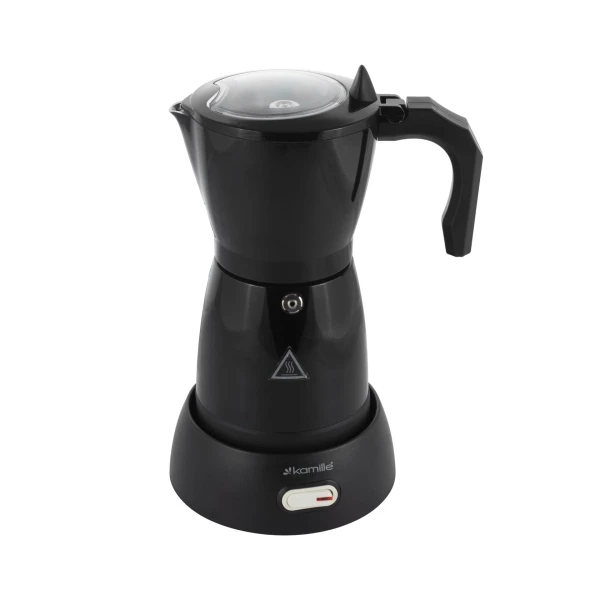 Kawiarka elektryczna Kamille KM2601 300 ml 6 tz na 6 filiżanek czarna duża
